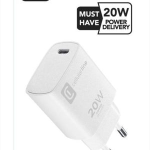 Cellularline USB-C Charger 20W PD for Apple