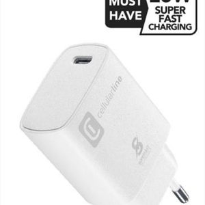Cellularline USB-C Charger 25W PD for Samsung