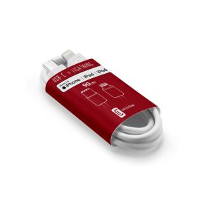 Cellularline Tech Away Cavo USB-C/Lightning 90 cm Bianco