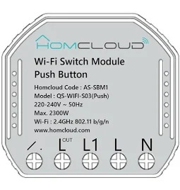 Homcloud Pulsante Smart WiFi