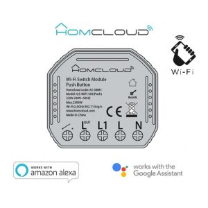 Homcloud Interruttore Smart WiFi 10A Energy Monitor