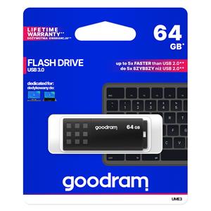 Goodram Pendrive 64GB USB 3,0 Nera